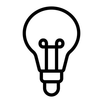 lightblub line icon