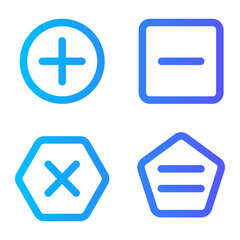 maths gradient icon