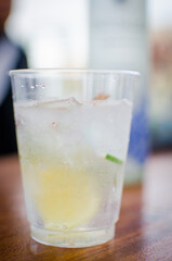 Chilcano drink. Celebration concept.