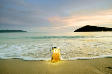 Heart, love, I love you, I miss you, 
broken heart, forgotten heart, lonely, 
caged heart, heart of glass, tender, love letter, 
Mi manchi, Tu me manques, Te echo de menos, 
message in a bottle,