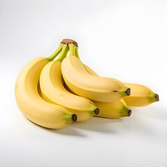 bananas isolated on white