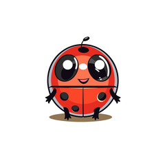 Obraz premium Ladybug, TShirt Design , graphic design, Generative Ai