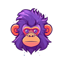 Baboon Cute, TShirt Design , graphic design, Generative Ai