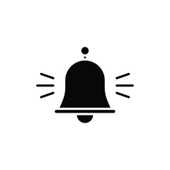 bell alarm icon. solid icon
