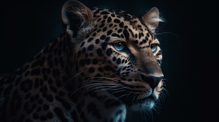 Fototapeta na wymiar leopard fur texture