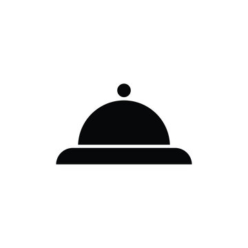 restaurant bell icon. solid icon
