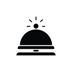 restaurant bell icon. solid icon