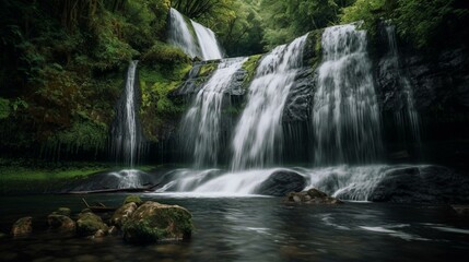 Fototapeta premium waterfall in the forest