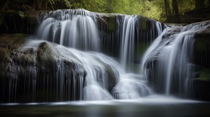 Fototapeta premium waterfall in the forest