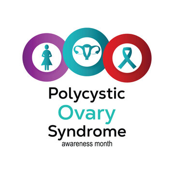 Polycystic ovarian syndrome awareness month observed each year during September . Vector illustration on the theme of .