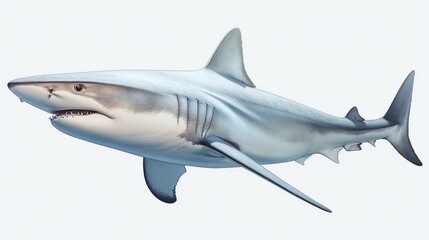 shark isolated on white background