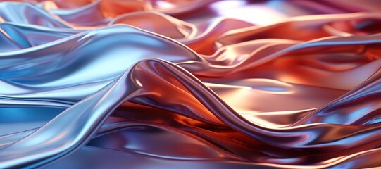 abstract background of smooth silk or satin with some smooth folds in it, Generative AI