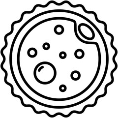 Ovum Icon. Baby Embryo Fertility Symbol Stock Illustration. Vector Line Icons For UI Web Design And Presentation