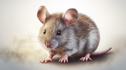 mouse isolated on white background