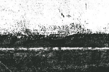 Grunge black texture. Dark grainy texture on white background. Dust overlay textured. Grain noise particles. Rusted white effect. Design elements. Vector illustration, EPS 10.