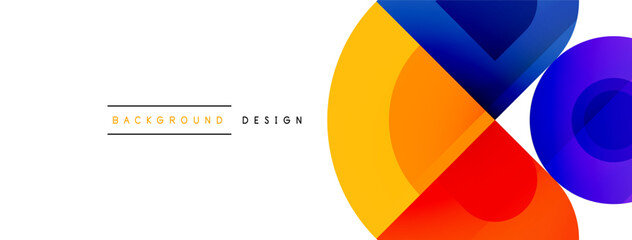 Vector creative geometric abstract background