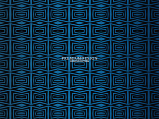 Premium background design with diagonal dark blue stripes pattern. Vector horizontal template for digital lux business banner, contemporary formal invitation, luxury voucher, prestigious gift certific