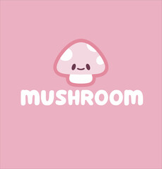 mushroom logo design idea vector. mushroom plant logo icon