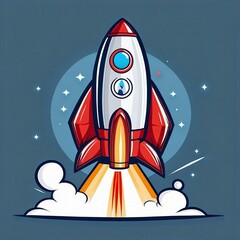 Fototapeta premium rocket business