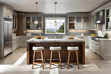 modern kitchen interior