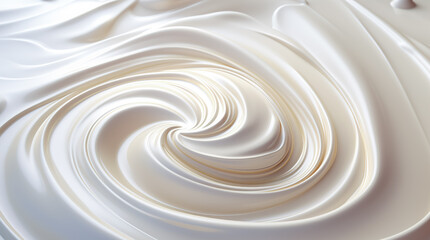 Abstract background ripple milk. Milk drops and splashes. Generative AI