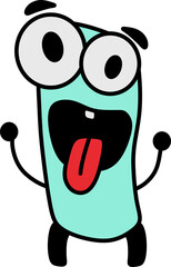 Quirky Cartoon Character for Kids © MhekCreatives