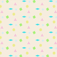 seamless background with colorful confetti