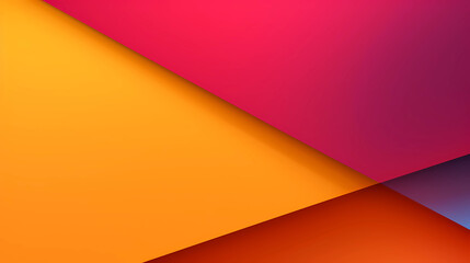 Abstract paper layer banner design. blue, red, purple, orange color, Abstract modern hipster futuristic graphic  illustration background generative AI
