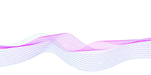 Abstract flowing wave lines. Design element for technology, science, business, modern concept.vector eps 10