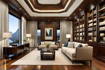 Fototapeta premium A Welcoming Living Room