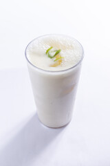 Suco batido com leite