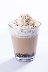 Café com chocolate e chantily