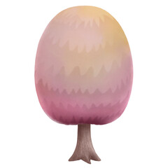 pink easter egg tree