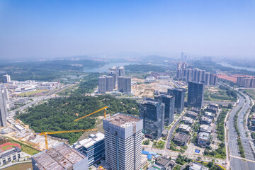 Obraz premium Zengcheng Low Carbon Headquarters Park, Guangzhou, China