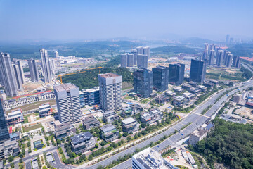 Fototapeta na wymiar Zengcheng Low Carbon Headquarters Park, Guangzhou, China