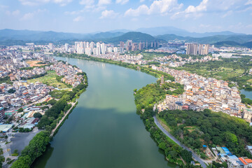 Obraz premium Scenery of Zengjiang Gallery, Zengcheng District, Guangzhou, China