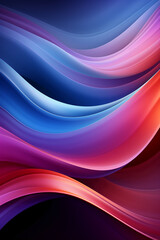 Multi color gradient background grain effect with purple and blue shades glowing. AI generative