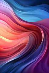 Multi color gradient background grain effect with purple and blue shades glowing. AI generative