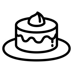 Cake ,bakery icon , dessert , birthday cake