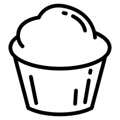 muffin cake , bakery icon ,  dessert 
