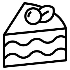 Cake ,bakery icon , dessert , birthday cake