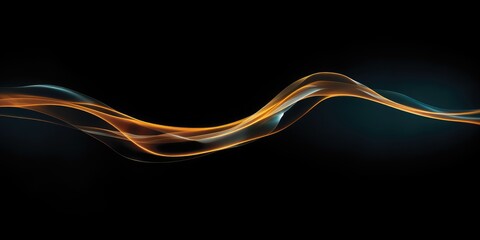 Abstract Curvey Background. Generative AI