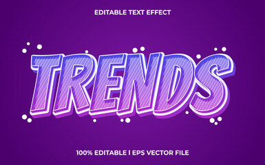 trends 3d editable text effect, template with 3d style use for logo and business brand