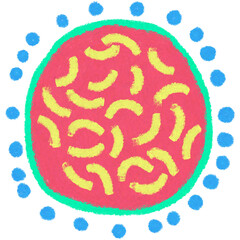 neon bacteria virus 
