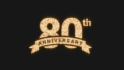 80th anniversary celebration animation