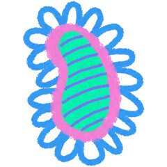 neon bacteria virus 
