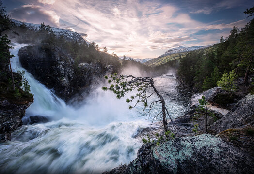 Waterfall in Norway