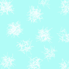 seamless pattern with snowflakes