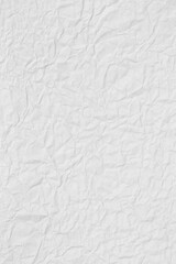 White Crumpled paper Texture Background.