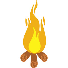 Bonfire Illustration